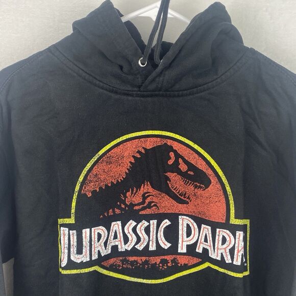 Universal Studios Jurassic Park Sweater Adult Small Black Hoodie Sweatshirt - Picture 3 of 7